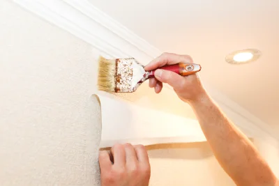 Pose de papier peint à Castelvieilh — revêtements muraux et toiles de verre